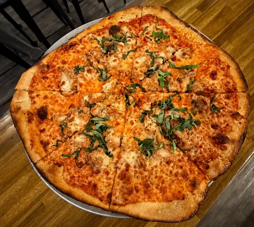 Tipsy Matilda signature pizza