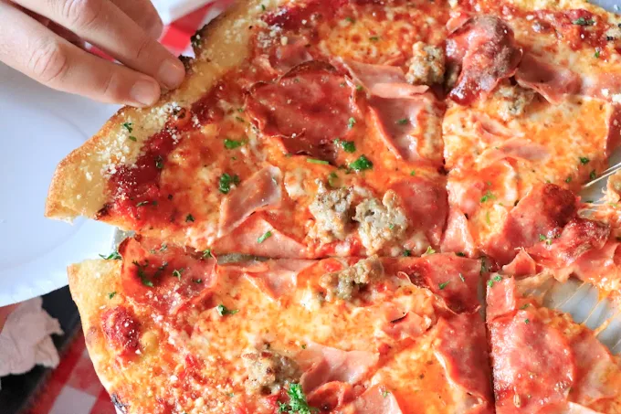 Bison Bash signature pizza